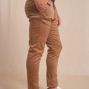 Pantalón chino visón - Oliver 1973 - Pantalones Hombre