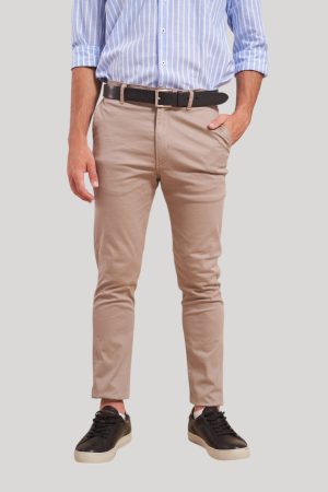 Pantalón chino visón Detroit V