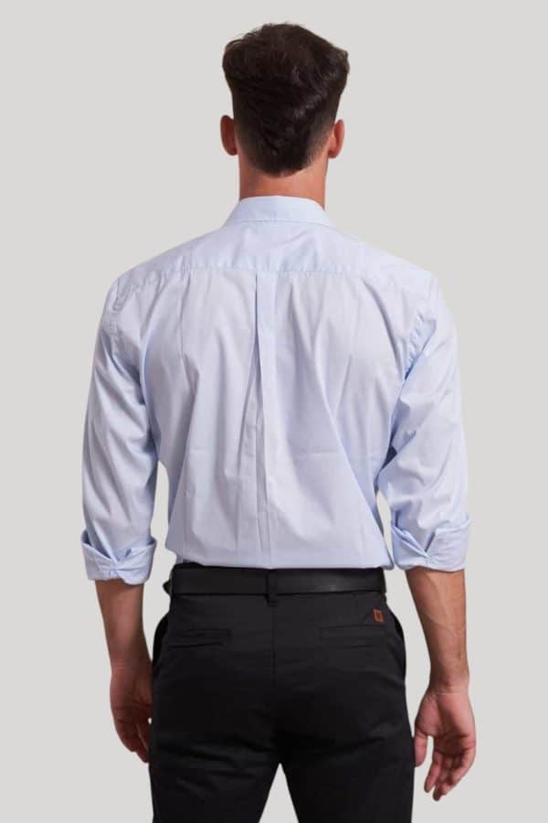 Camisa lisa celeste Jason 10
