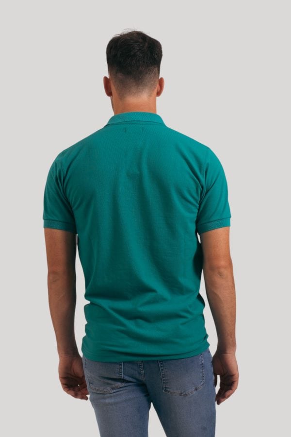 Chomba pique verde esmeralda Ricky