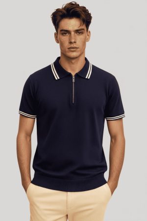 Chomba azul tejida Alex