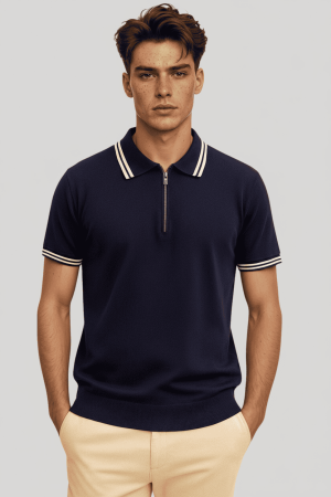 Chomba azul tejida Alex