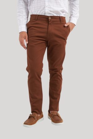 Pantalón chino chocolate Detroit