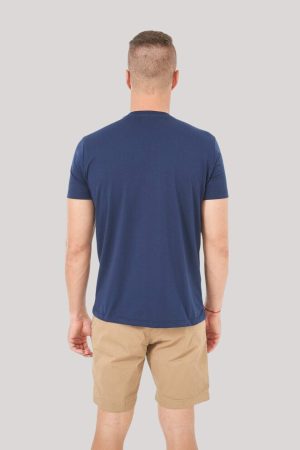 Remera de algodón color marino Coast