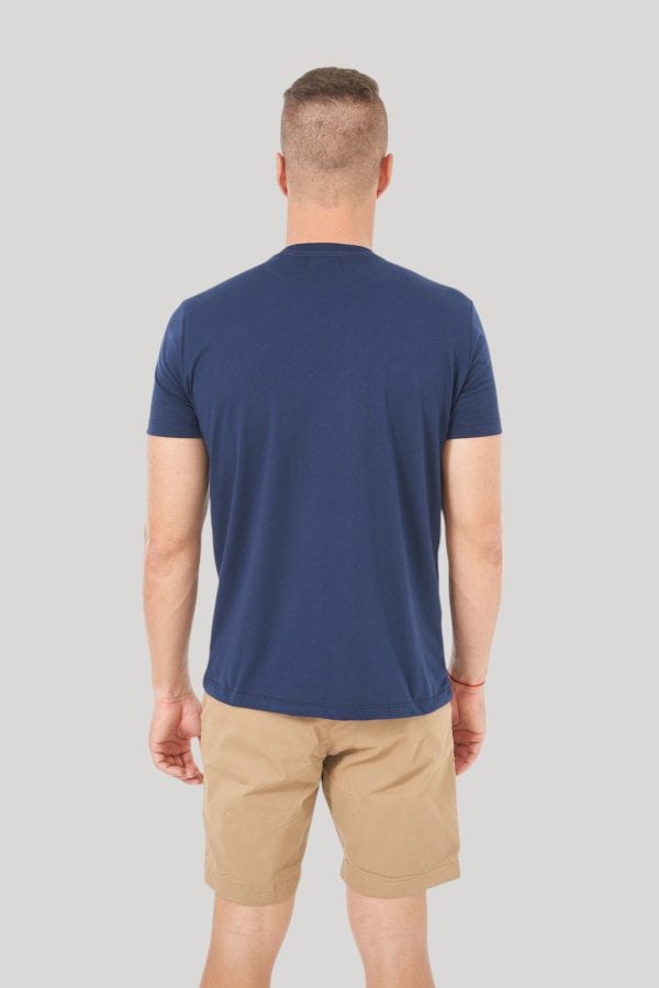 Remera de algodón color marino Coast