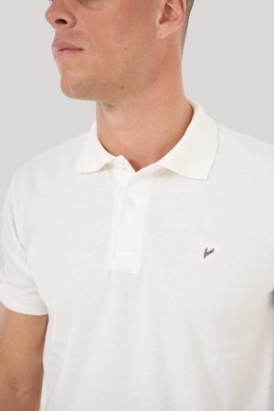 Chomba color crudo cuello jacquard Jasper