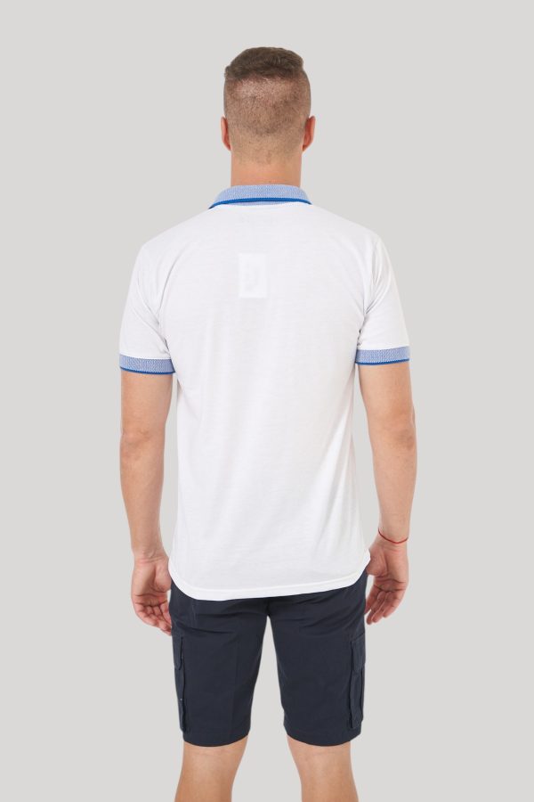 Chomba blanca cuello pique Scotty