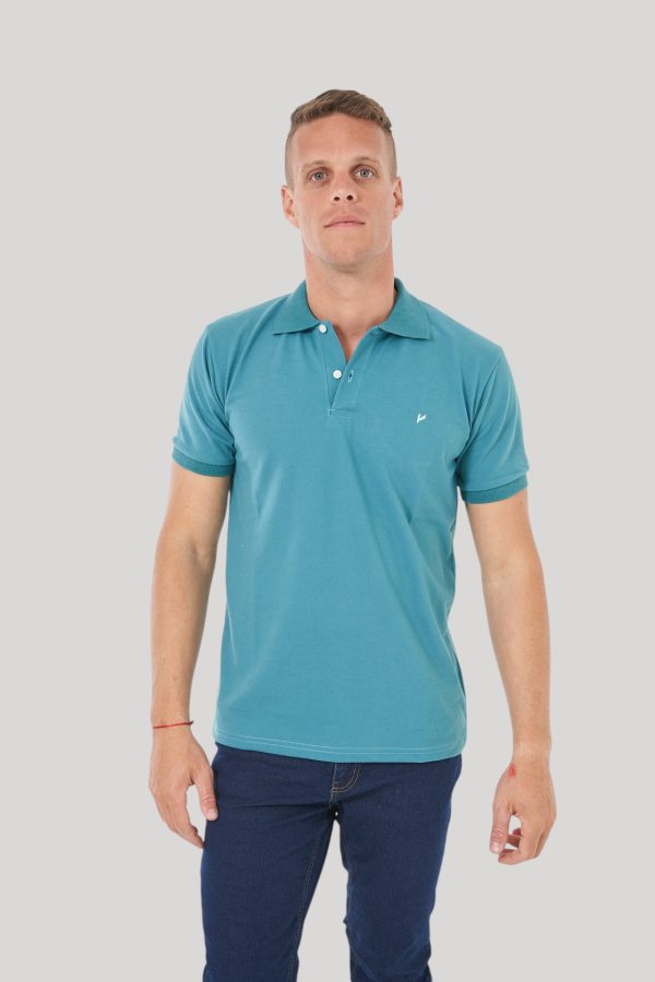 Chomba pique verde petróleo Ricky