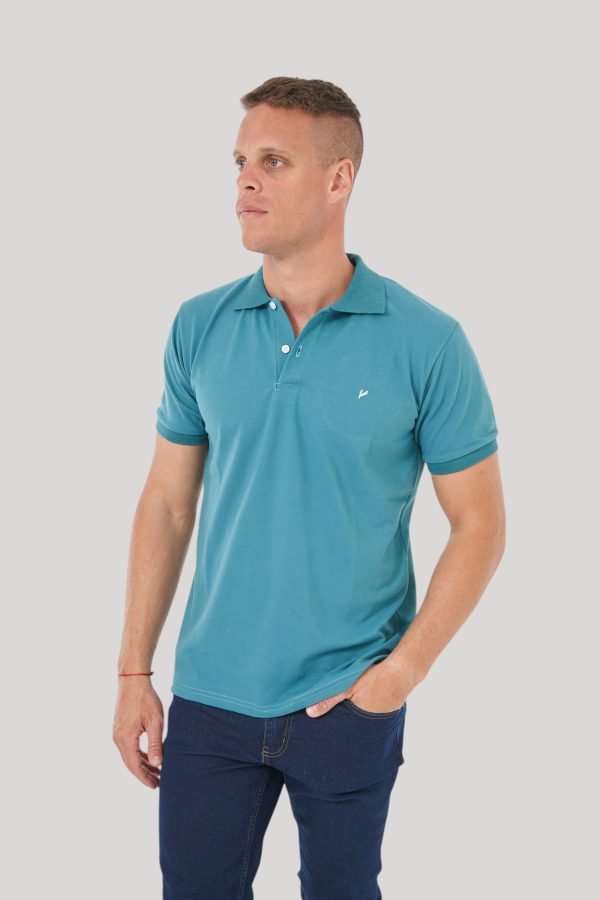 Chomba pique verde petróleo Ricky