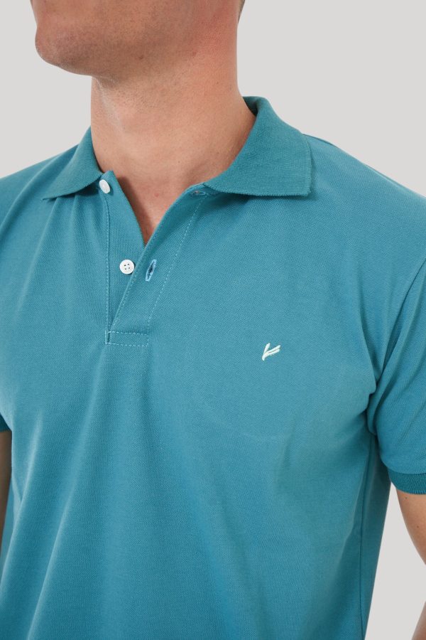 Chomba pique verde petróleo Ricky