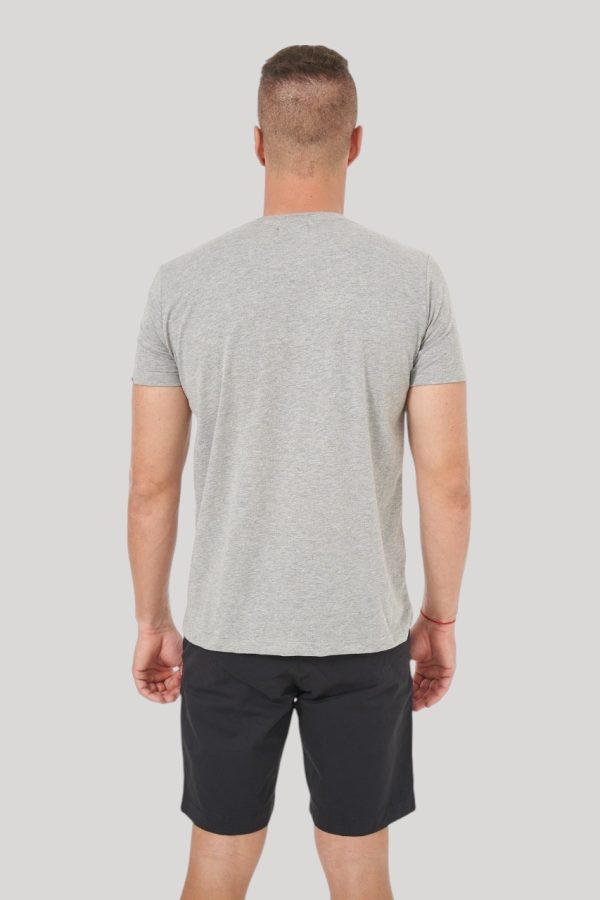 Remera color gris melange