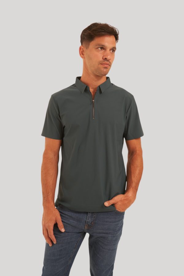 Chomba tela deportiva verde