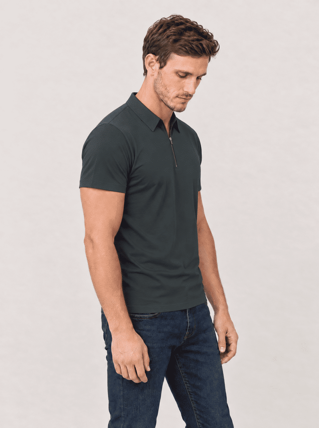 Chomba tela deportiva verde