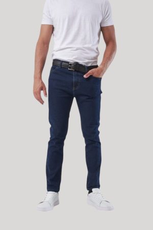 Jean azul semi slim Bun