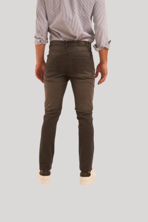 Jean negro semi slim Black