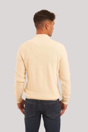 Sweater color crudo medio cierre Chelsea