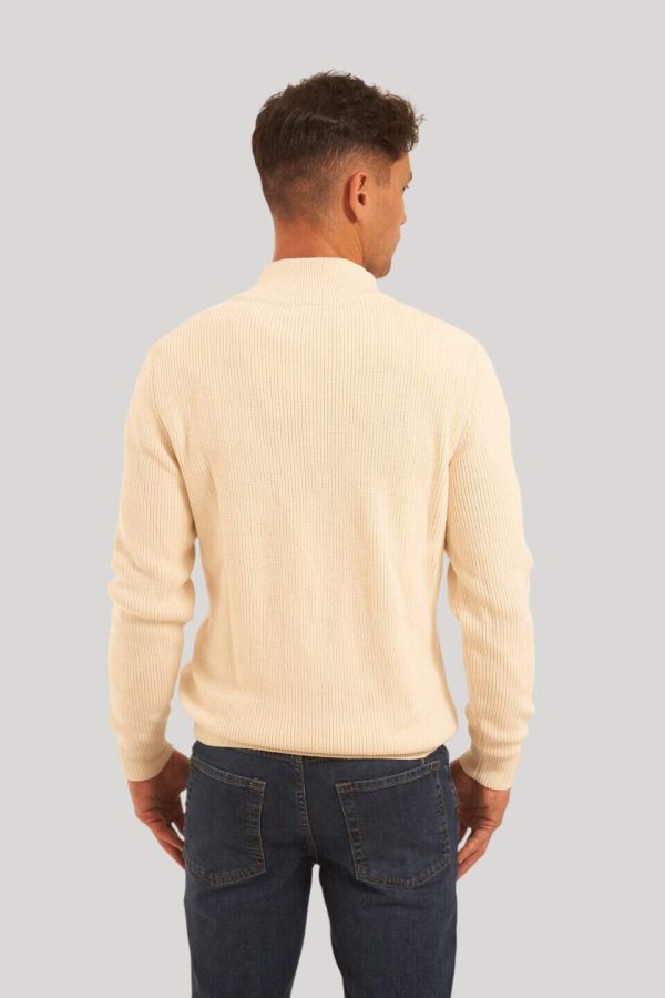 Sweater color crudo medio cierre Chelsea