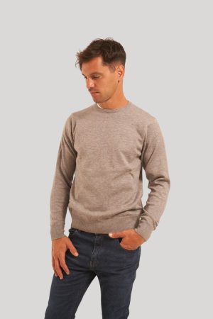 Sweater gris cuello redondo Windsor G