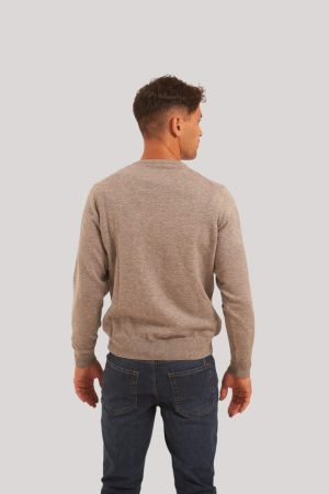 Sweater gris cuello redondo Windsor G