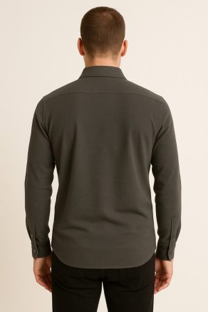 Camisa slim gris Jason