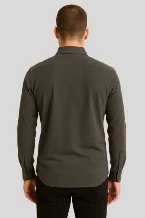 Camisa slim gris Jason