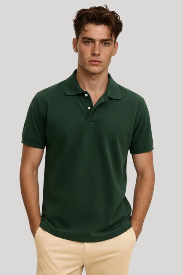 Chomba pique verde inglés Ricky