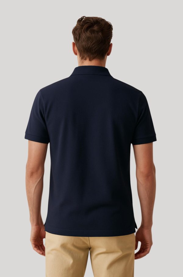 Chomba pique azul marino