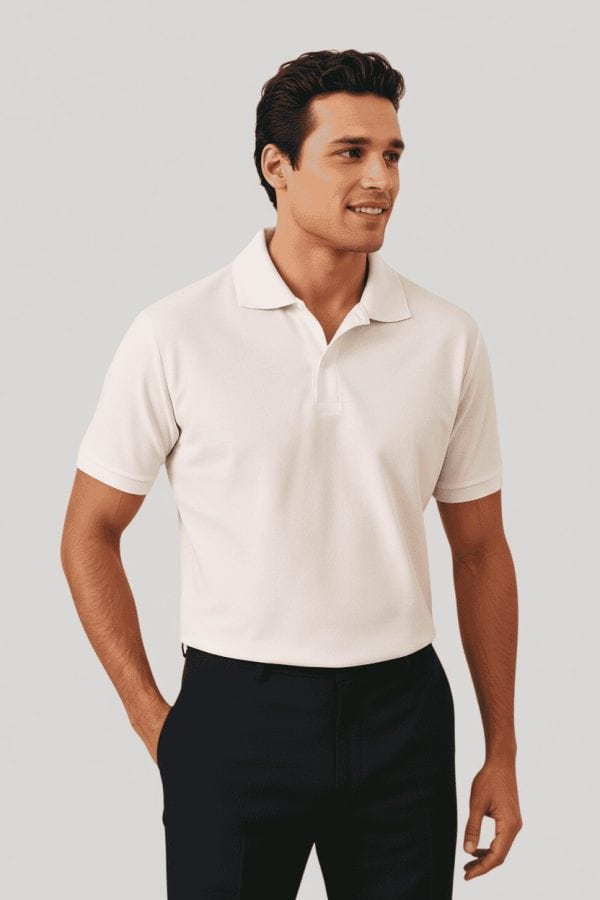 Chomba pique blanca Ricky