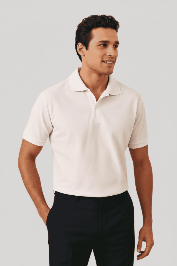 Chomba pique blanca Ricky