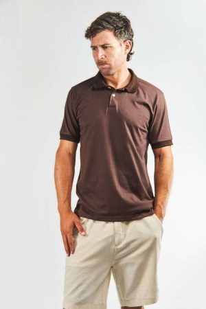 Chomba jersey algodon chocolate