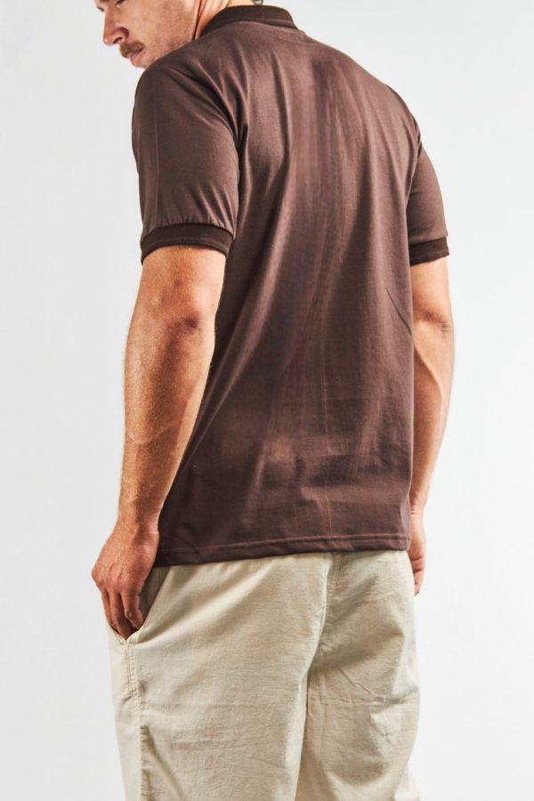 Chomba jersey algodon chocolate