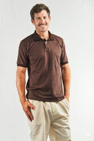 Chomba jersey algodon chocolate