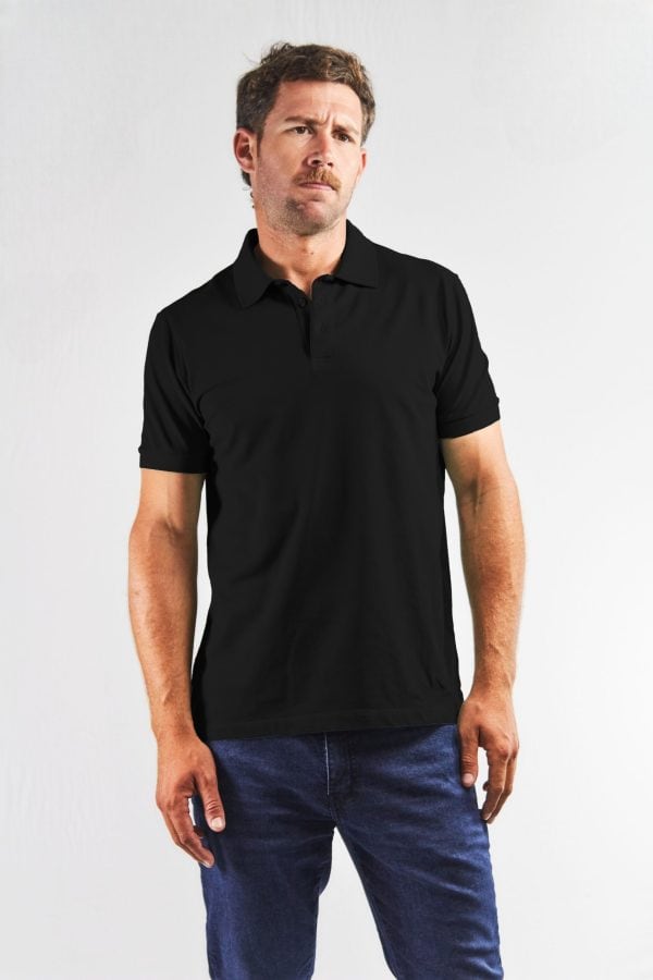 Chomba negra algodón elastizado