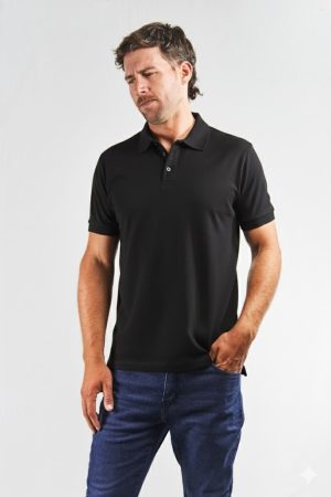 Chomba negra algodón elastizado