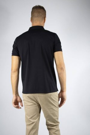 Chomba negra algodón elastizado