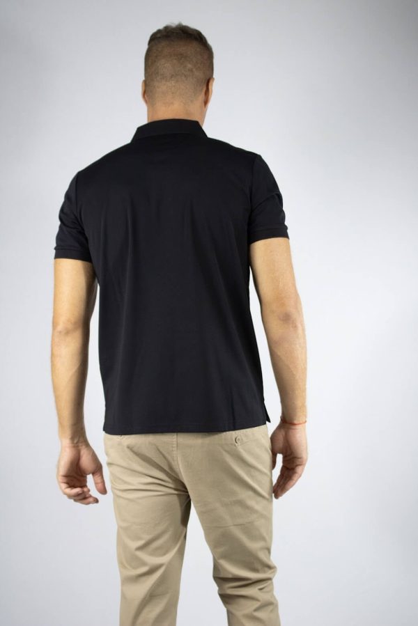 Chomba negra algodón elastizado