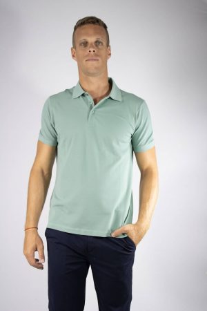 Chomba verde agua algodón elastizado