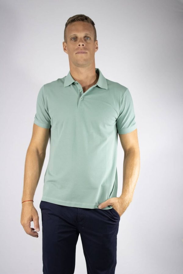 Chomba verde agua algodón elastizado