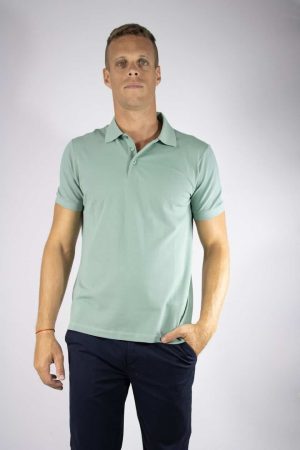 Chomba verde agua algodón elastizado