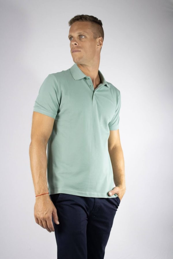 Chomba verde agua algodón elastizado