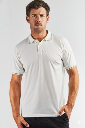 Chomba jersey algodón blanca