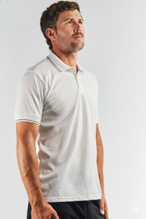 Chomba jersey algodón blanca