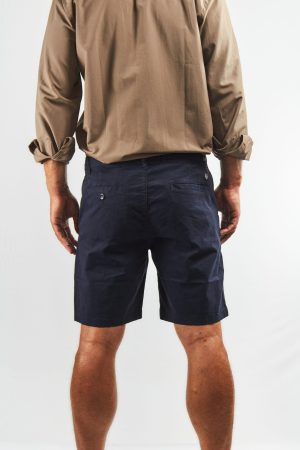 Bermuda chino marino algodón y spandex