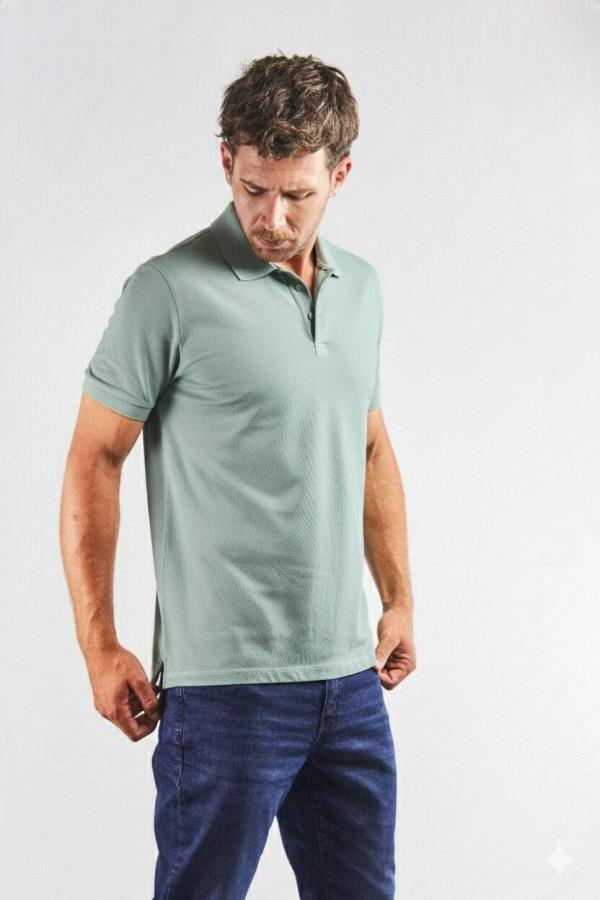 Chomba verde agua algodón elastizado