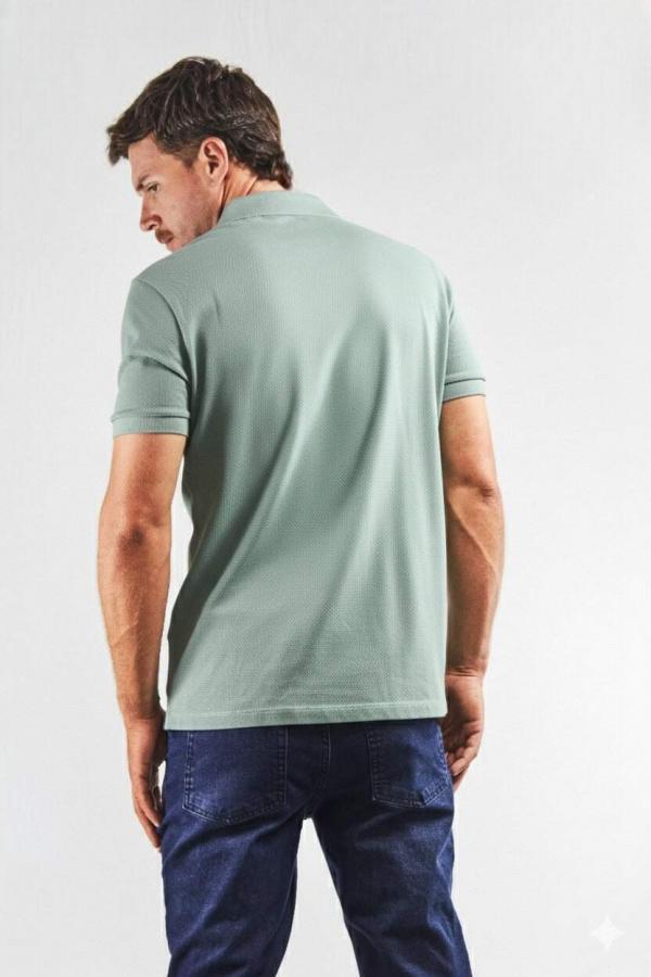 Chomba verde agua algodón elastizado