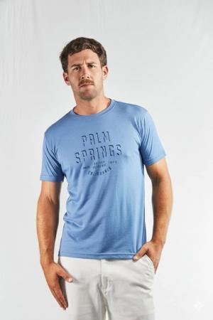 Remera Celeste de algodón