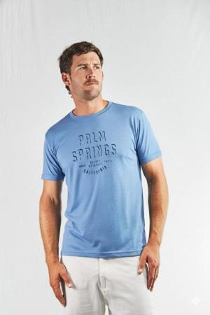 Remera Celeste de algodón