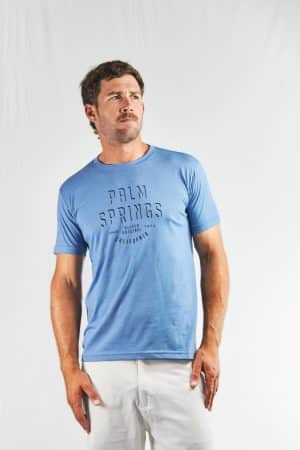 Remera Celeste de algodón