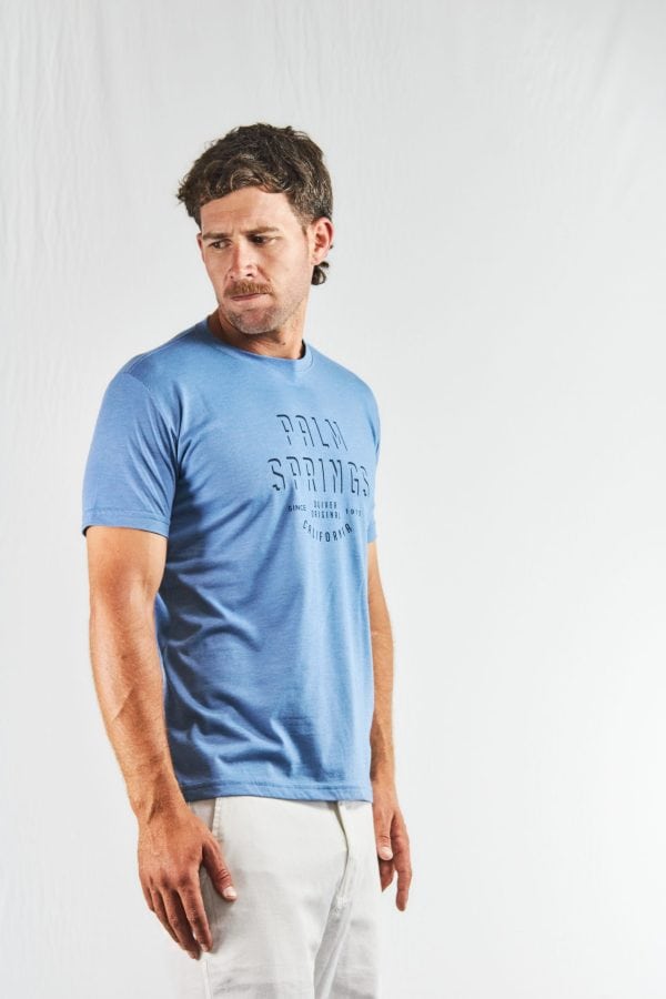 Remera Celeste de algodón