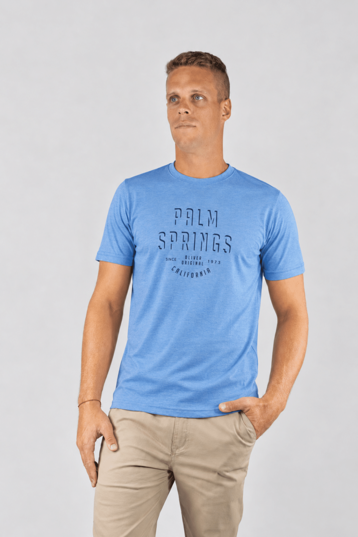 Remera Celeste de algodón